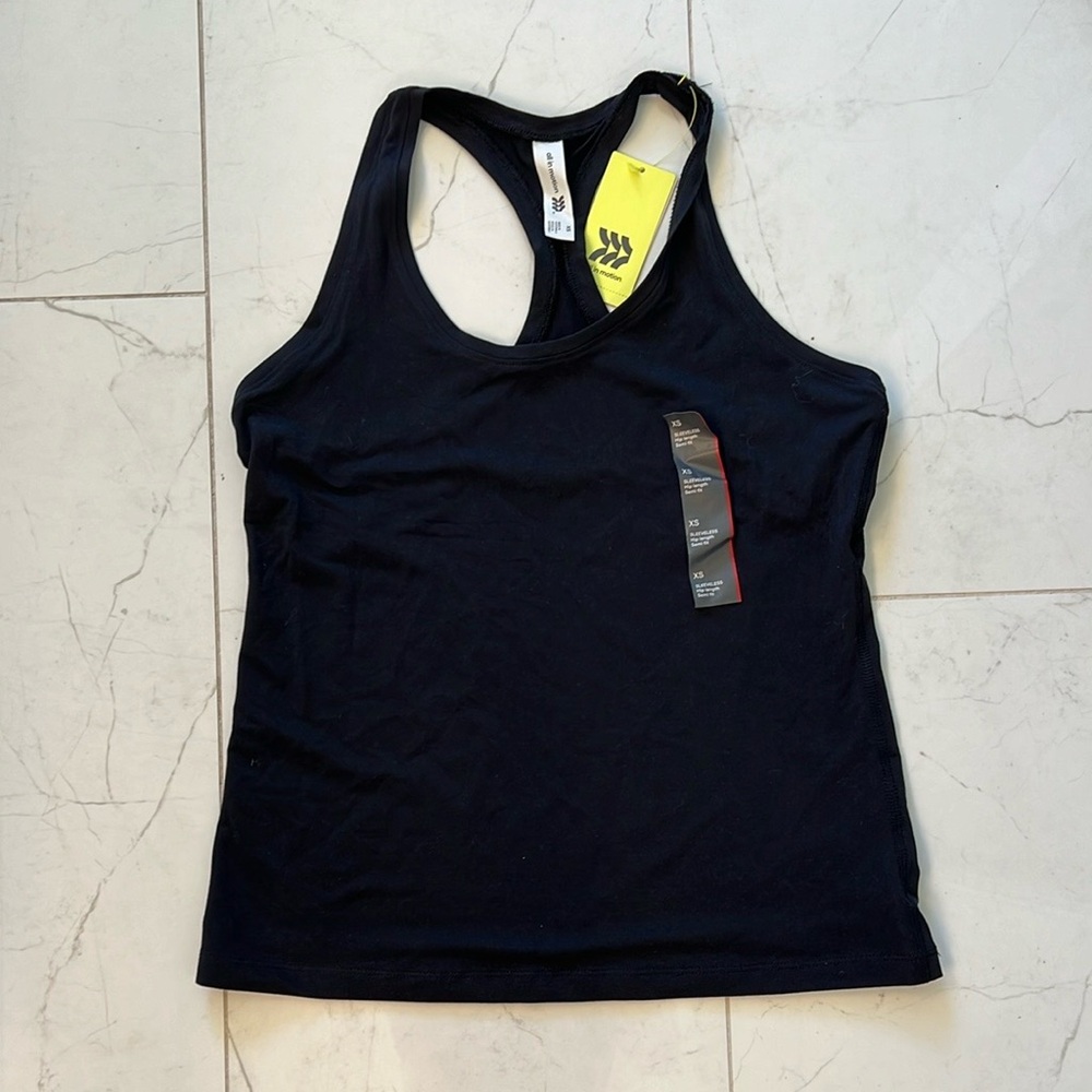 All in Motion Black Tank Top